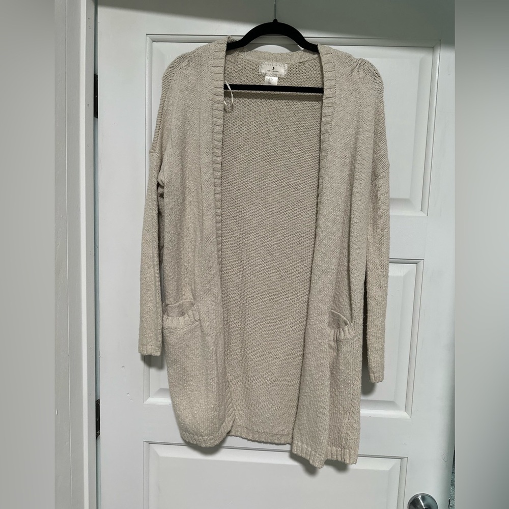 thick knit cardigan with pockets